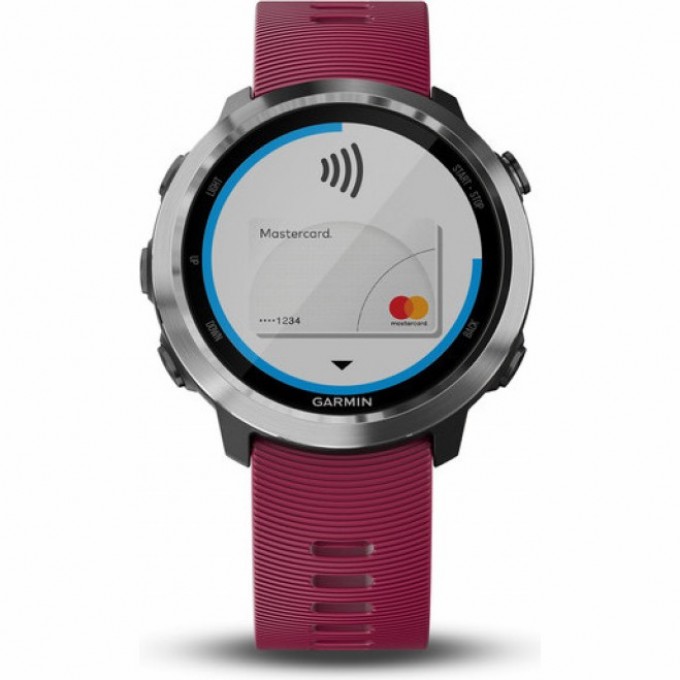 Часы GARMIN FORERUNNER® 645 Music с вишневым ремешком 010-01863-31