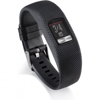 Фитнес-браслет (трекер) GARMIN VIVOFIT 4 черный большого размера