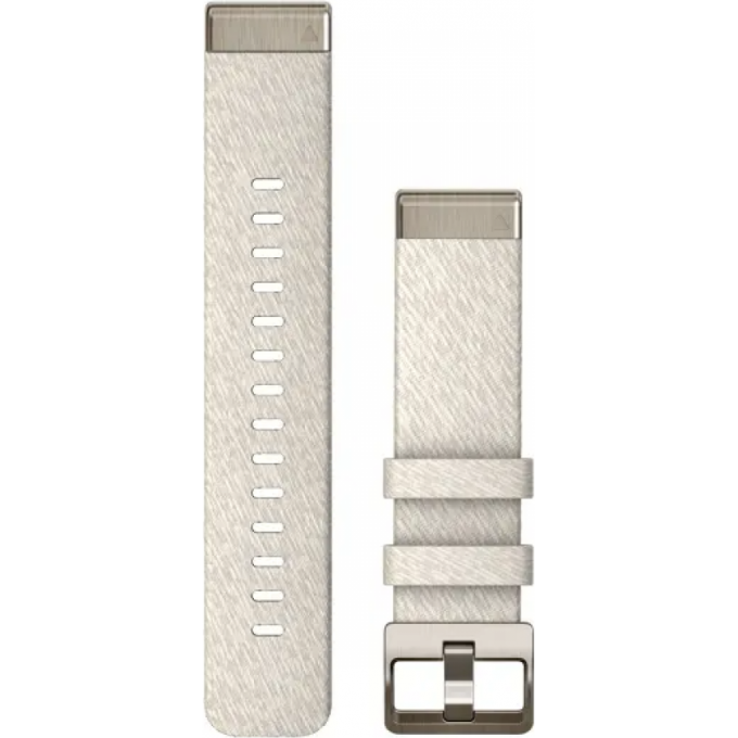 Ремешок GARMIN QUICKFIT 20 WATCH BANDS CREAM HEATHERED NYLON WITH SOFT GOLD HARDWARE 11614