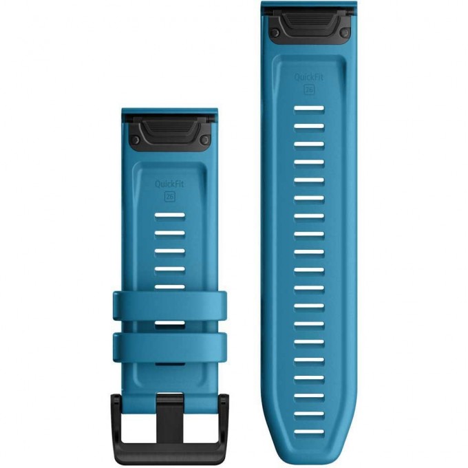 Ремешок сменный для GARMIN FENIX 6S 20MM LAKESIDE BLUE SILICONE 010-12870-00