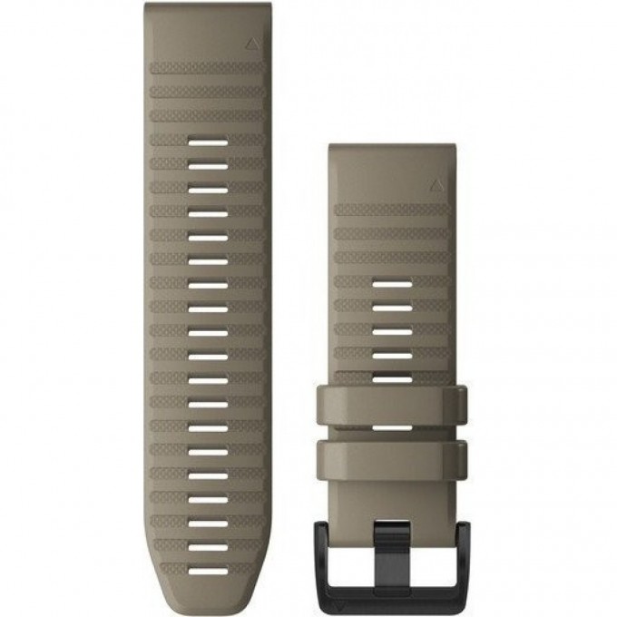Ремешок сменный для GARMIN FENIX 6X 26MM DARK SANDSTONE SILICONE 010-12864-02
