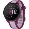 Смарт-часы GARMIN FORERUNNER 165 MUSIC, силиконовый ремешок ягодно-сиреневый 010-02863-33