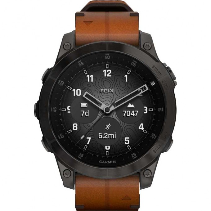 Умные часы GARMIN EPIX GEN 2 BLACK CARBON GRAY DLC TITANIUM 010-02582-30