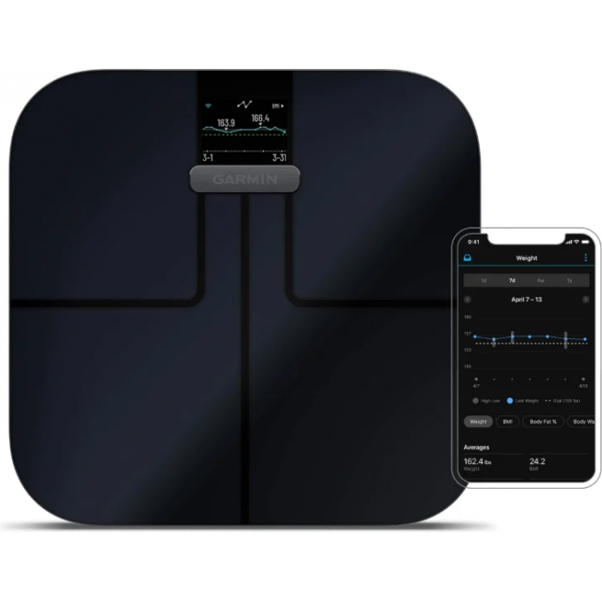 Смарт-весы GARMIN INDEX S2 черные 010-02294-12